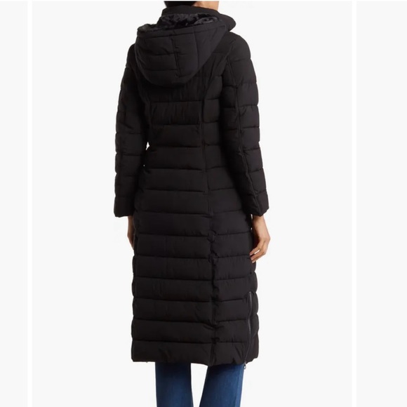 Nautica Water-Resistant Long Puffer Coat - Picture 3 of 10
